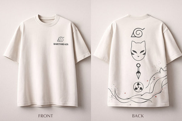 Hidden Leaf Drip Tee – BARETHREADS Edition